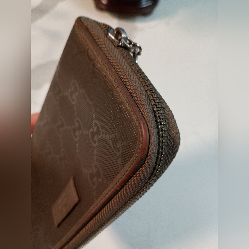 GUCCI Guccissima Bronze Long Wallet - Picture 9 of 15